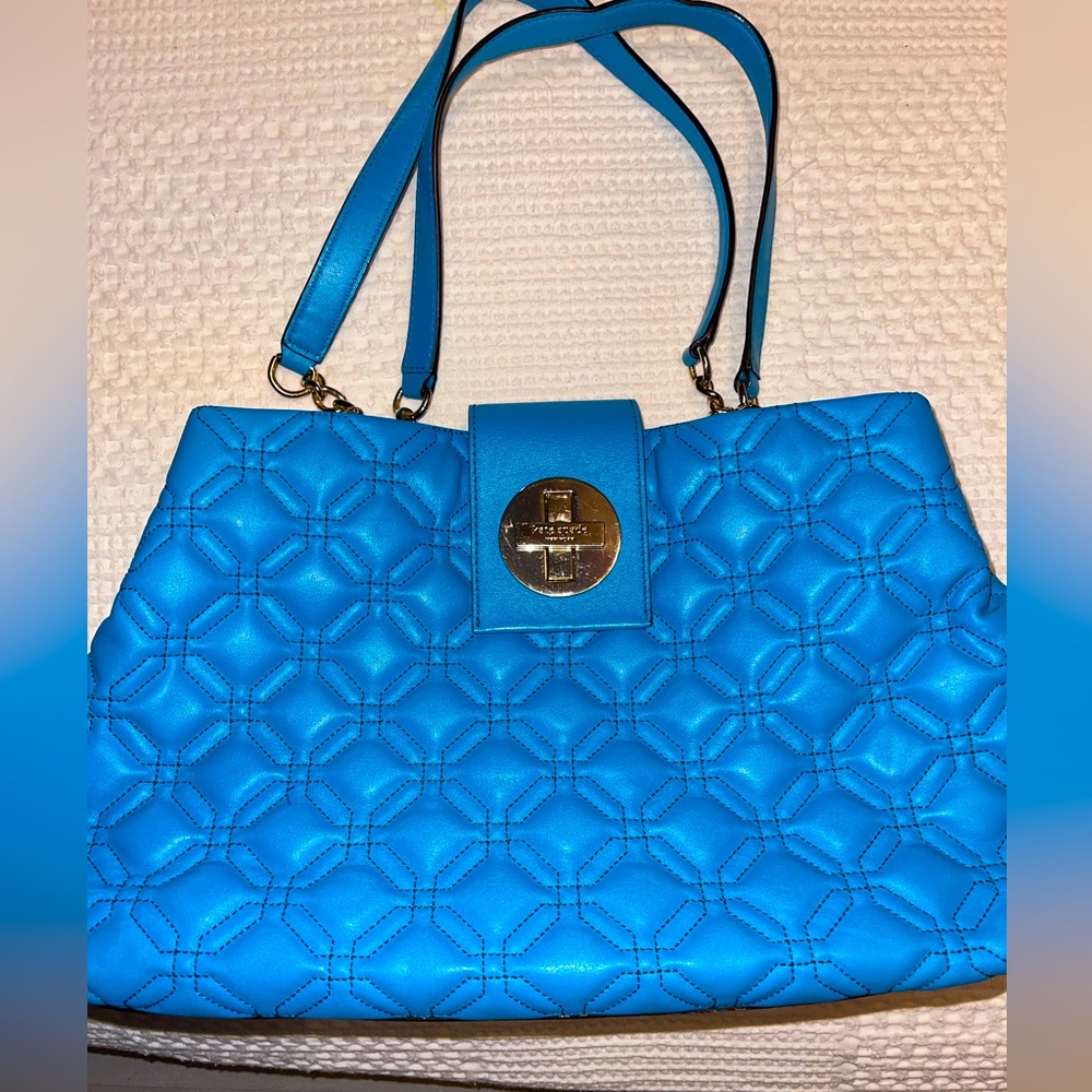 Kate Spade Elena Astor Court Deep Turquoise Bag